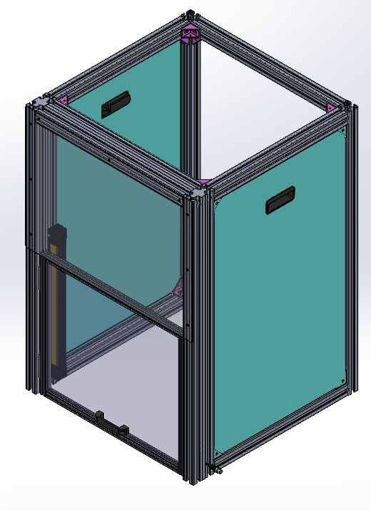 结构简单的框架型材铝包括垂直门